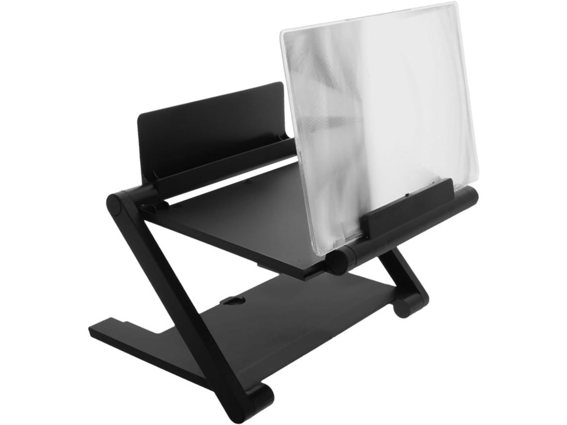 Pantalla De Aumento Plegable De Pc Y Cristal Para Teléfonos Móviles, Amplificador 3d Ajustable Y Soporte.