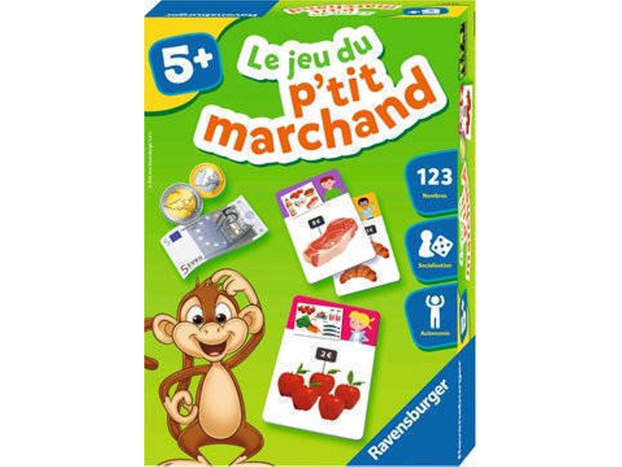 Juego de Mesa RAVENSBURGUER Le jeu du p'tit marchand (Edad Mínima: 4 - Francés)