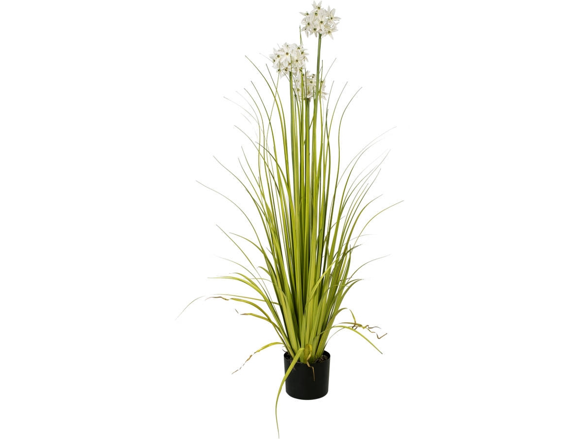 Planta Artificial EUROPALMS Allium (Blanco)