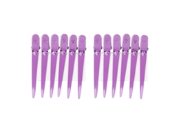 2026-12 Unidades/caixa Clips De Penteado Para Cabeleireiros Clips De Secção Pinos Vermelho Rosa Para Estilismo Em Salão
