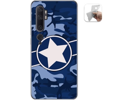 Carcasa Xiaomi Mi Note 10 TUMUNDOSMARTPHONE Camuflaje 03 Multicolor