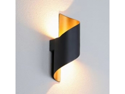 Aplique De Pared Exterior De 12 W, Luz Cálida, Resistente Al Agua, Para frase Incompleta/poco Clara