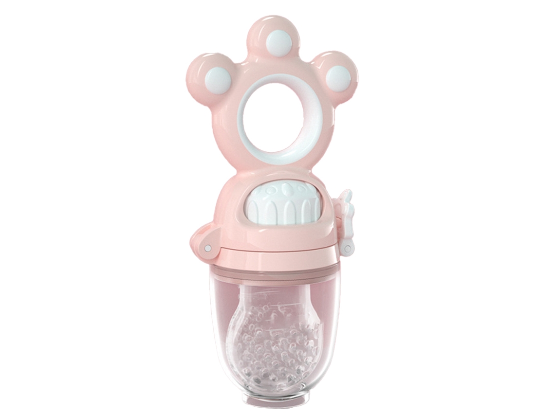 Baby Fruit Alimentador Chupeta Alimentador e Mordedor de Silicone para Bebês com Alimentação Segura Estilo 1