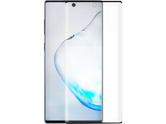 Protector de Cristal Templado Samsung Galaxy Note 10+ Curvo Negro