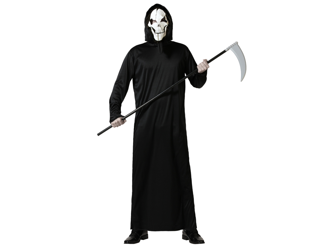Disfraz ATOSA de fantasma negro para adulto con máscara XL para hombre