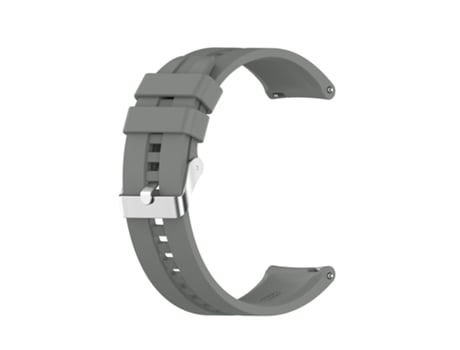 Correa de reloj inteligente para Huawei Watch GT 3 46 mm/GT 22 mm Runner Correa de silicona con hebilla plateada (gris)