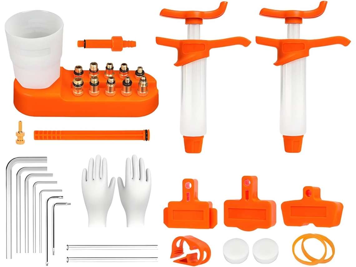 Kit de purga de frenos, kit de lubricación para bicicletas de montaña, herramienta de precisión P Vayotoy