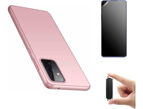 Carcasa + Protector + Soporte Xiaomi Redmi Note 10 5G Turtleshell Rosa