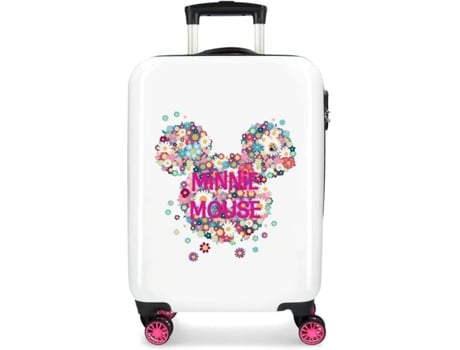 Maleta de Cabina DISNEY Minnie Sunny Day Flores 55cm Rígida Fucsia