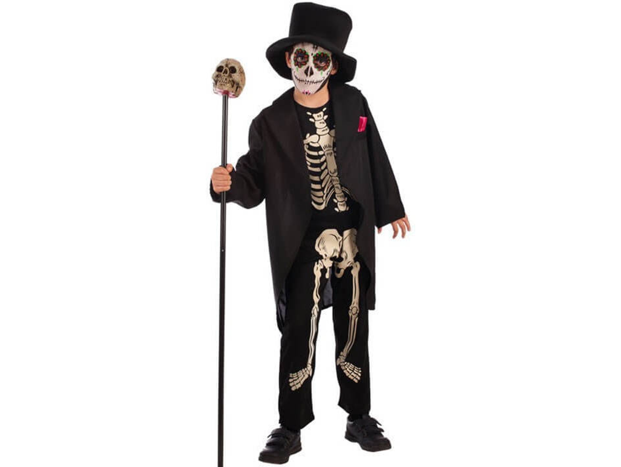 Disfraz de Niño DISFRAZZES Esqueleto Elegante Y Bebé (Talla: 8 a 10 años)