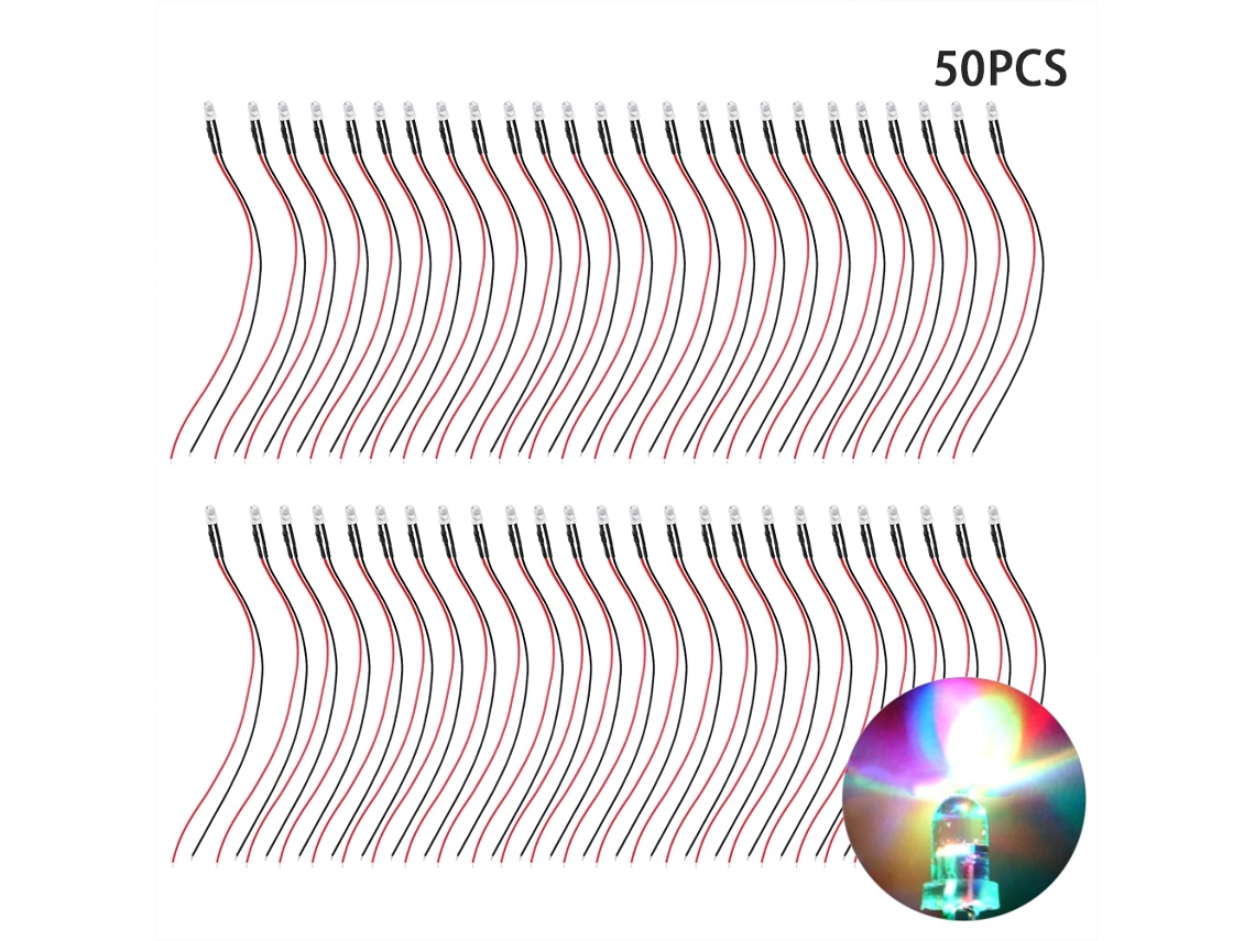50 diodos LED SMD de 12 V | Sin marca