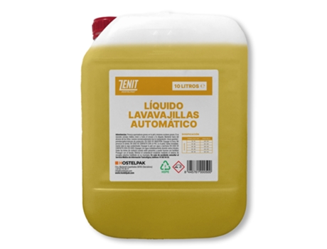 HOSTELPAK 10L Líquido lavavajillas automático líquido máquina lavavajillas Productos de limpieza Menaje Limpieza vajilla automática Limpieza profes...