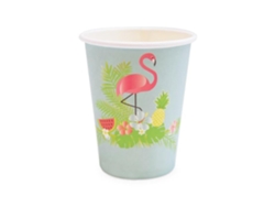 8 Vasos De Cartón 25 Cl - Verano