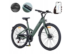 Bicicleta eléctrica urbana ultraligera Engwe N1 Air St con frenos hidráulicos, versión de 250 W, fibra de carbono, batería Samsung, autonomía de 100 km, GPS