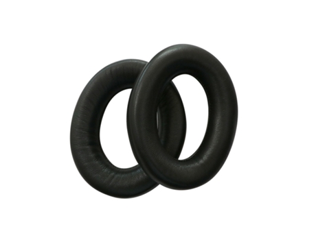 1 par de almohadillas de repuesto para auriculares de piel de oveja con almohadillas para BOSE QC25 Negro