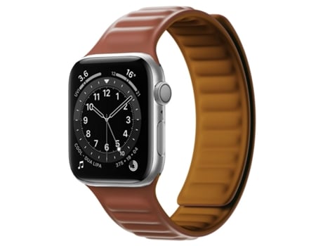 Correa Magnética de Silicona para Apple Watch Series 9, 8 y 7 41 mm / SE 3 y SE 2 y 6 y SE y 5 y 4 40 mm / 3 y 2 y 1 38 mm (Marrón)