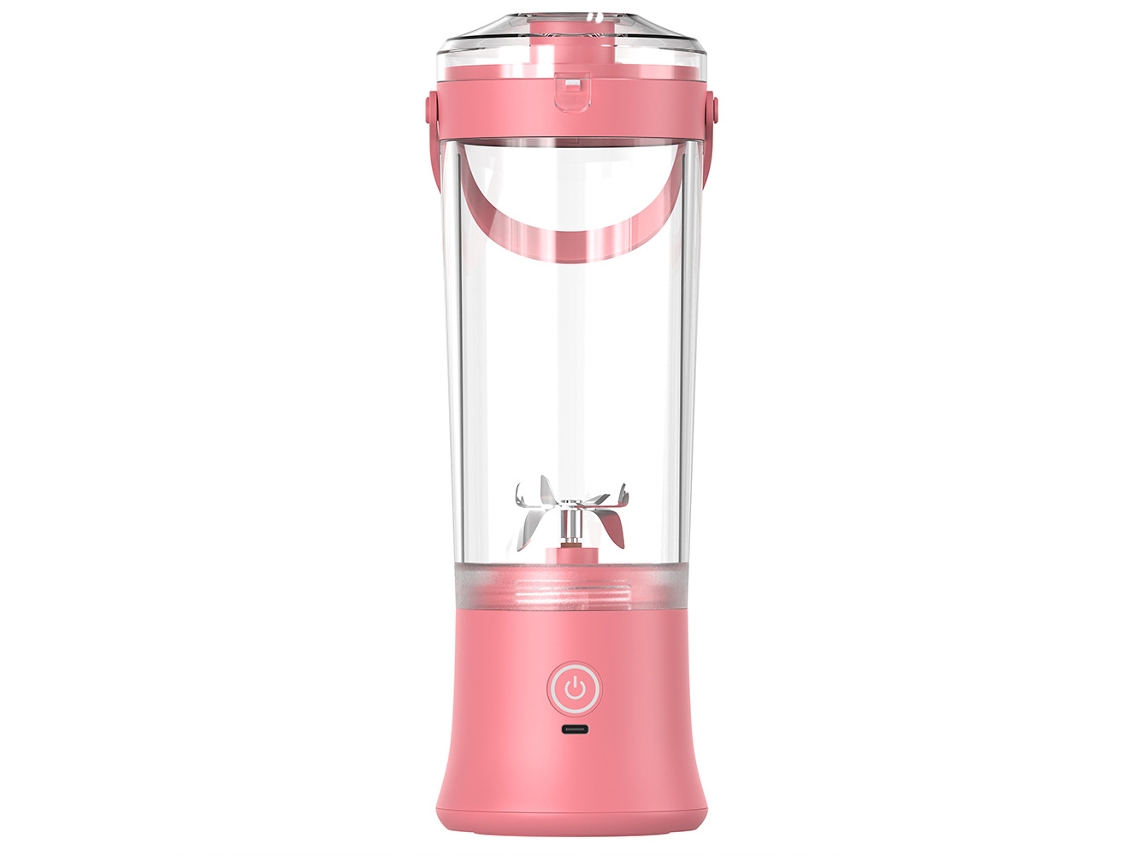 Licuadora portátil recargable Digitallab de materiales saludables, 500 ml (rosa)