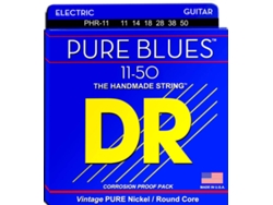 Juego de Cuerdas Guitarra Eléctrica DR PHR-11 Pure Blues (.011 - .014 - .018 - .028 - .038 - .050 - Níquel)