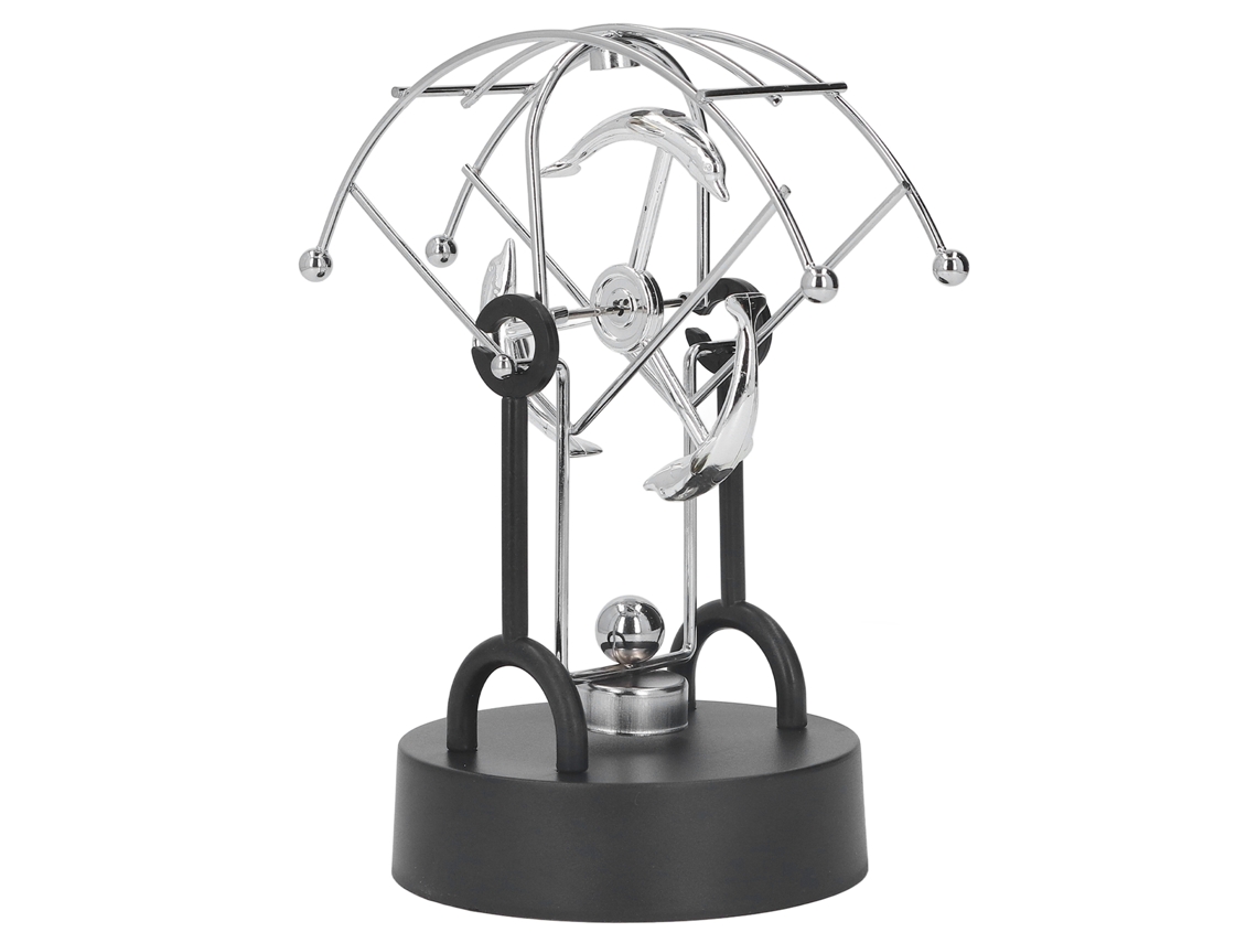 Ats-juguete De Oscilación Perpetua Magnética Eléctrica De Metal Delfín Para Decoración De Escritorio En Hogar Y Oficina