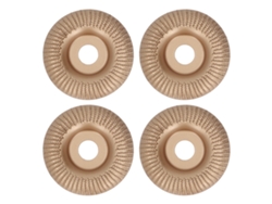 4 Discos De Lijado De Acero Inoxidable De 16 Mm Para Carpintería: Lijado, Tallado Y Pulido De Madera.