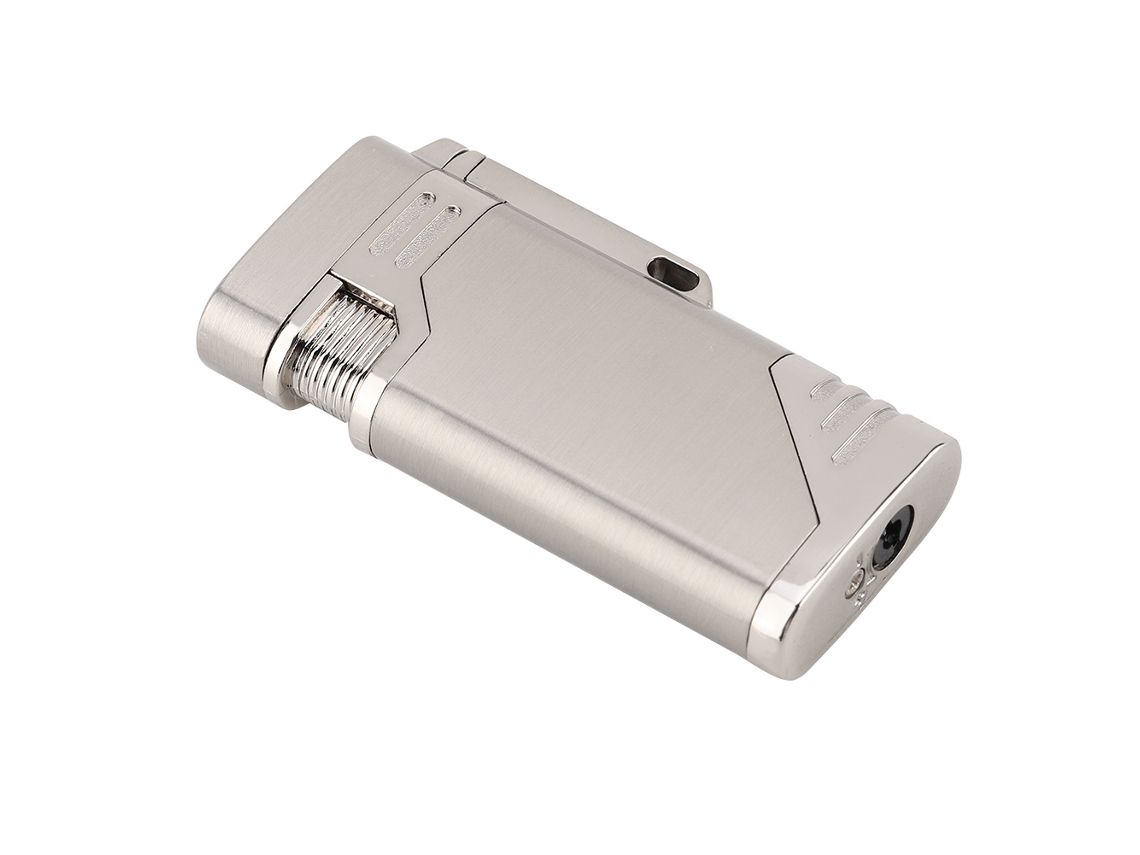 Encendedor automático sin gas, ligero y seguro (plateado)