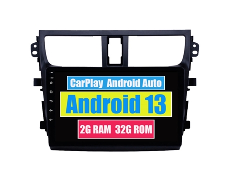 Autoradio Multimedia ROVERONE para Suzuki Celerio 2015 - 2018 CarPlay Android Coche Radio Bluetooth Navegación