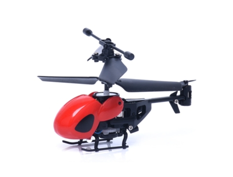 Mini Rc Volando Rc Helicóptero 2Ch Radio Teledirigido Aviones Teledirigidos Rojo