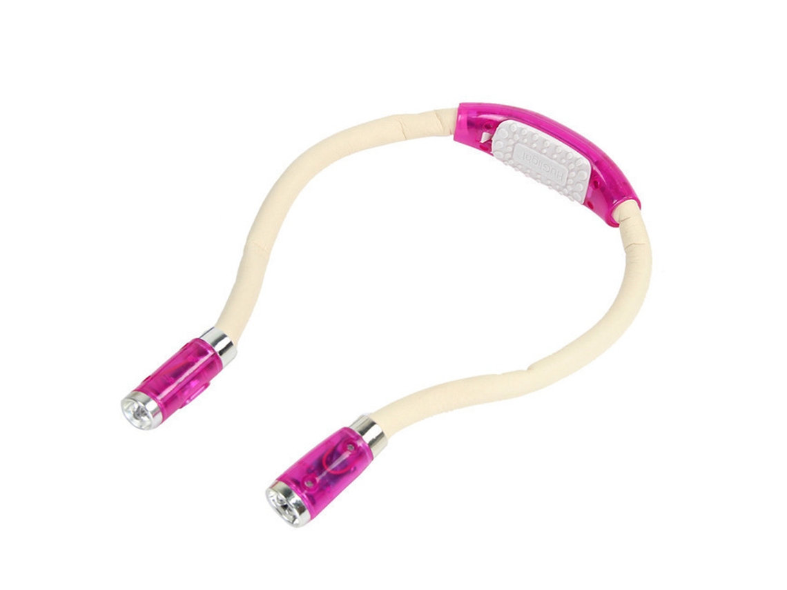 Linterna Led Flexible Manos Libres Para Leer Libros O Libros (rosa)