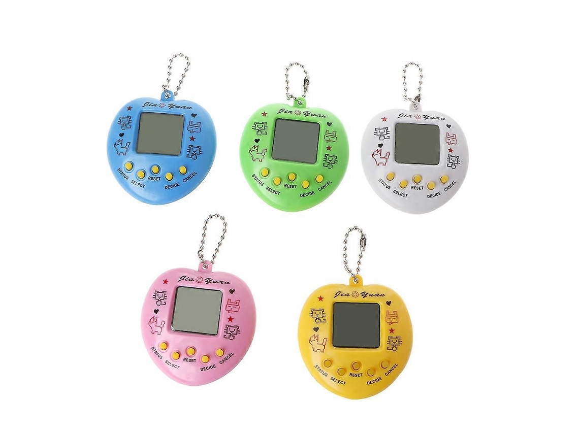 Llavero Electrónico Digital De Mascotas Con Color Aleatorio Para Máquina De Juegos Portátil Retro