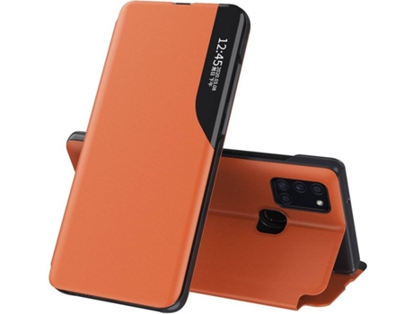Carcasa Samsung Galaxy A21S LMOBILE Eco Elegant Naranja