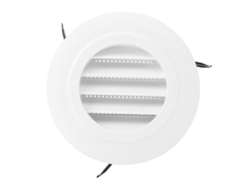 Rejilla de ventilación redonda de ABS de 75 mm para sistema de ventilación interior.