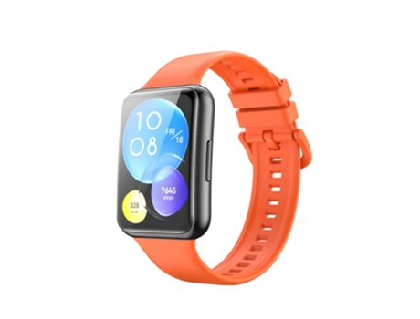 Correa de Silicona ajustable para Huawei Watch Fit 2 - anaranjado