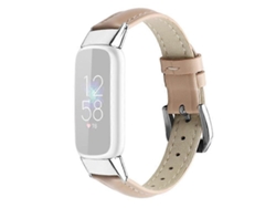 Correa de repuesto de cuero genuino para reloj inteligente, talla S, compatible con Fitbit Luxe/Fitbit Luxe Edición Especial Ly Ebike