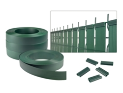 Lamas Opacas BALDO 400mX46mm Rollo PVC Verde CASANOOV