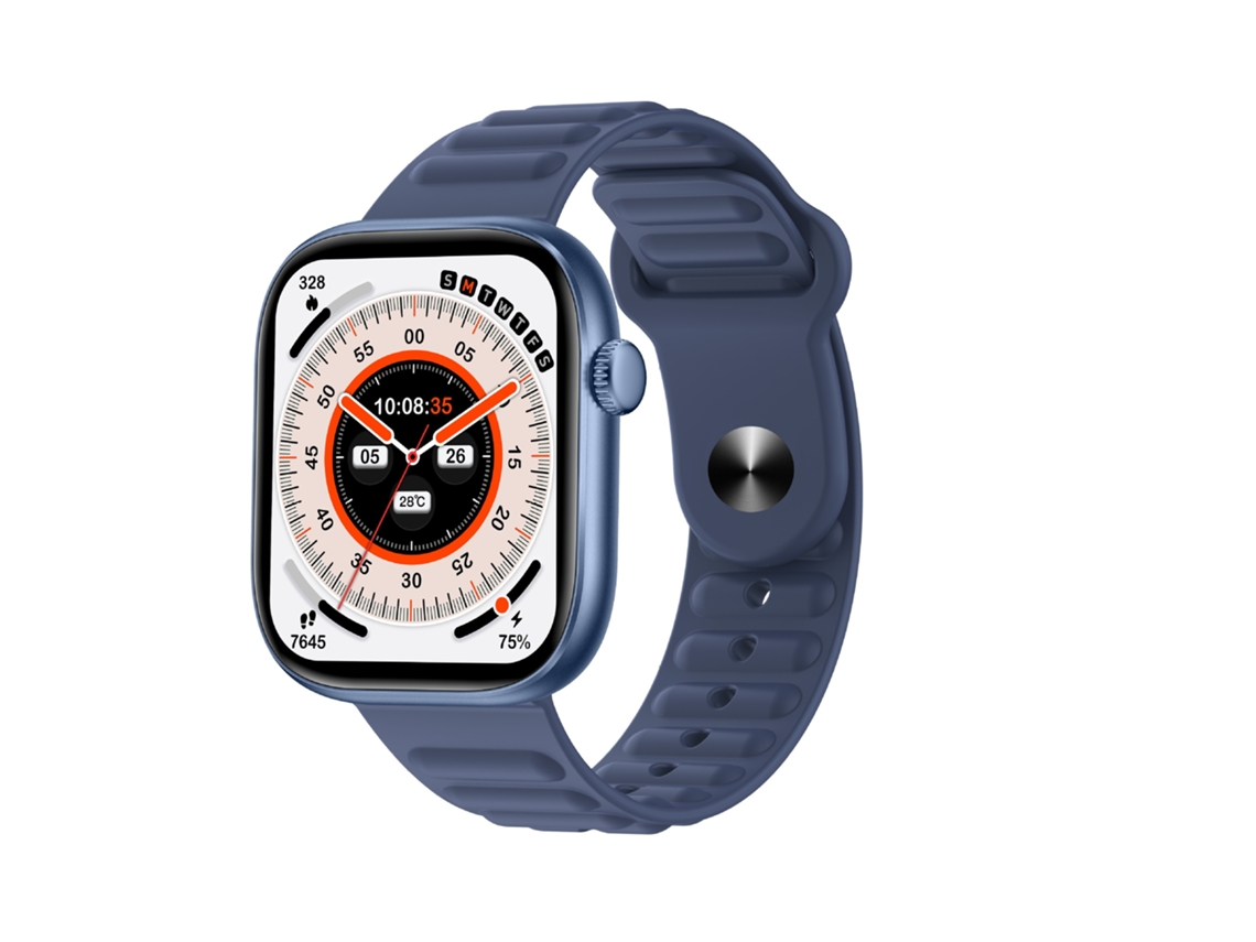 (azul) Reloj Inteligente Con Llamadas Bluetooth, Monitorización De Frecuencia Cardíaca Y Oxígeno En Sangre, Rastreador De Actividad Física