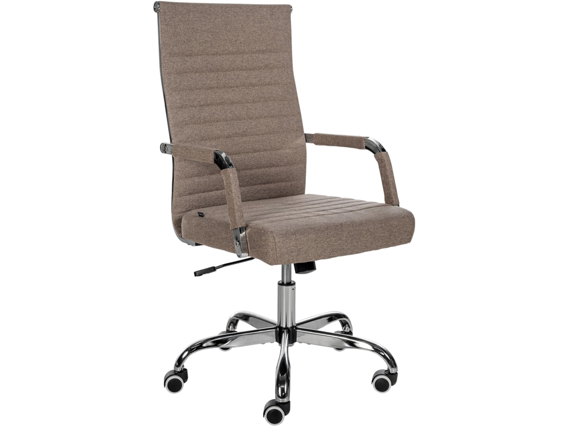Silla De Oficina Amadora en polipiel o tela taupe/tecido CLP