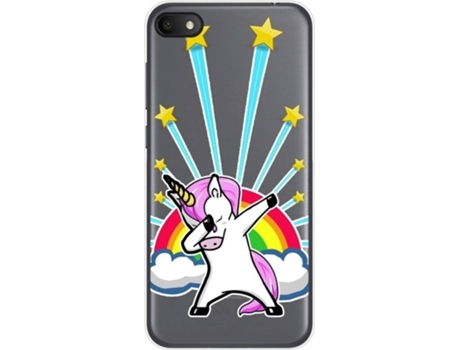 Carcasa Alcatel 1V 2019 TUMUNDOSMARTPHONE Dibujos Transparente Multicolor