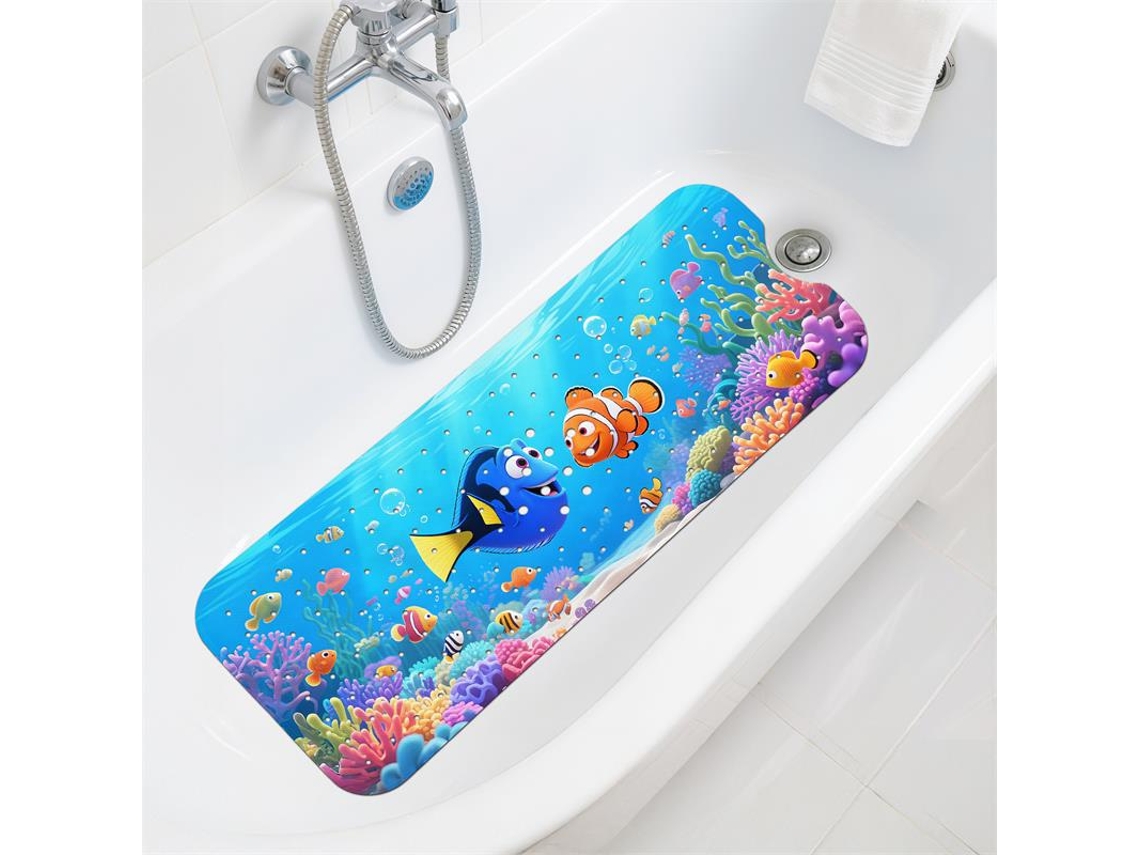 Alfombrilla Antideslizante Para Baño, Ducha Y Bañera Henten Home 70x40 Cm