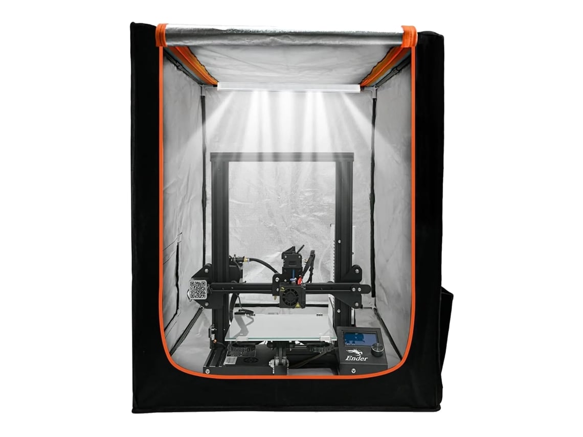Cubierta para impresora 3D, iluminación LED integrada, amplia compatibilidad, tamaño mediano con LED OEM