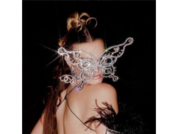 Máscara De Mujer Con Diamantes De Imitación Para Fiestas De Disfraces, Bailes, Fiestas, Cumpleaños Y Accesorios De Joyería.