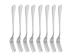 Tenedores para cena, juego de 8 tenedores de acero inoxidable NEVEANCE