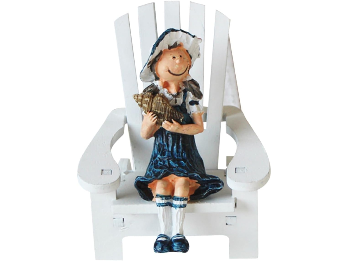 Decoración De Silla De Playa Con Forma De Muñeca: Perfecta Para Exhibir Sobre Una Mesa.