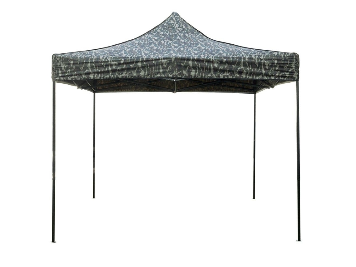 Hoja de techo de camuflaje militar impermeable 3X3 para reemplazo de glorieta plegable DIVINA GARDEN