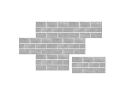 Pegatinas autoadhesivas para azulejos de cocina, diseño de ladrillo gris, estilo mediterráneo, para pared de cocina.