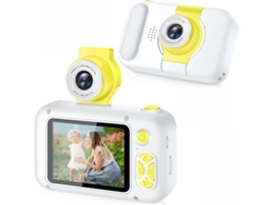 Máquina de fotografía infantil HD 4000W Pixel 24 polos IPS Tela con lente abatible blanca Bestvite