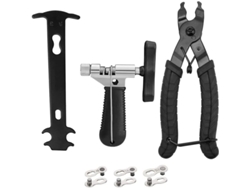 Kit De Herramientas Para Cadena De Bicicleta Linjou 3 En 1, Compatible Con 1 A 12 Velocidades.