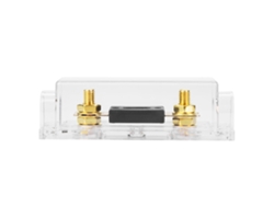 Portafusibles De 100 A Con Cubierta Transparente Para Caja De Fusibles De Audio De Automóvil 1 En 1