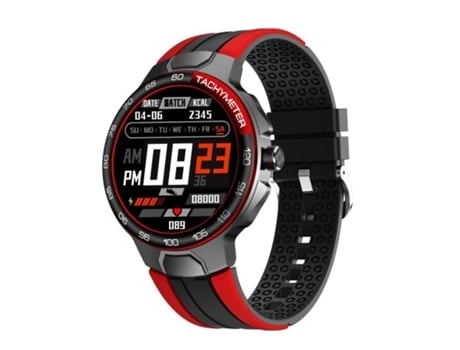 Relojes inteligentes Reloj deportivo para exteriores Fitness Rojo AUJEZON
