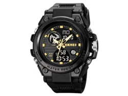 Reloj Multifuncional Skmei 2031 Para Hombre Con Doble Pantalla, Resistente Al Agua, Cronómetro Y Luz De Fondo.