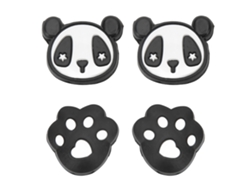 4 Amortiguadores De Silicona Para Raquetas De Tenis Con Bonitos Diseños De Panda Y Garras.